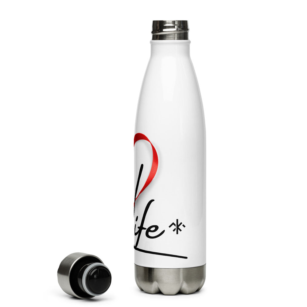KMF Love Life Stainless Steel Water Bottle