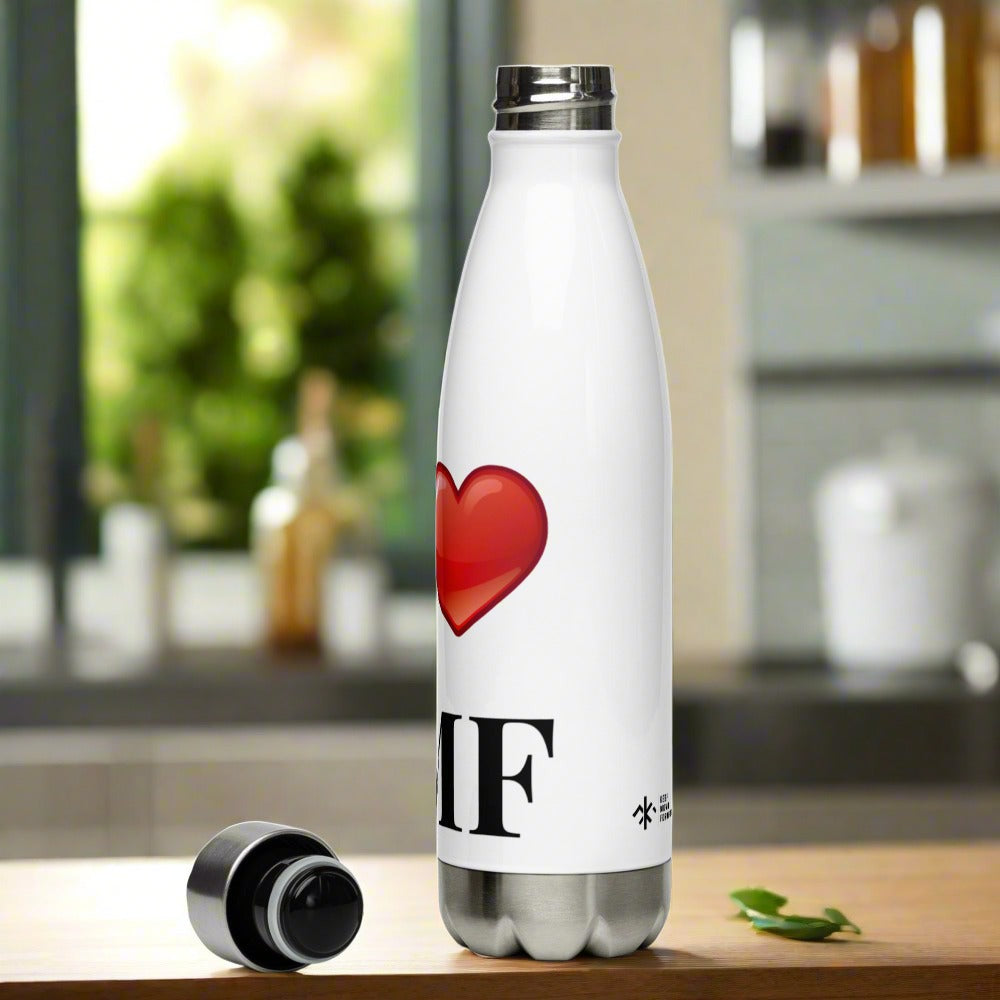 I Love KMF Stainless Steel Water Bottle
