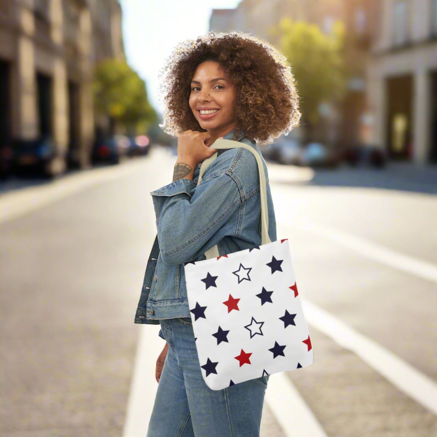 KMF  Stars Tote Bag