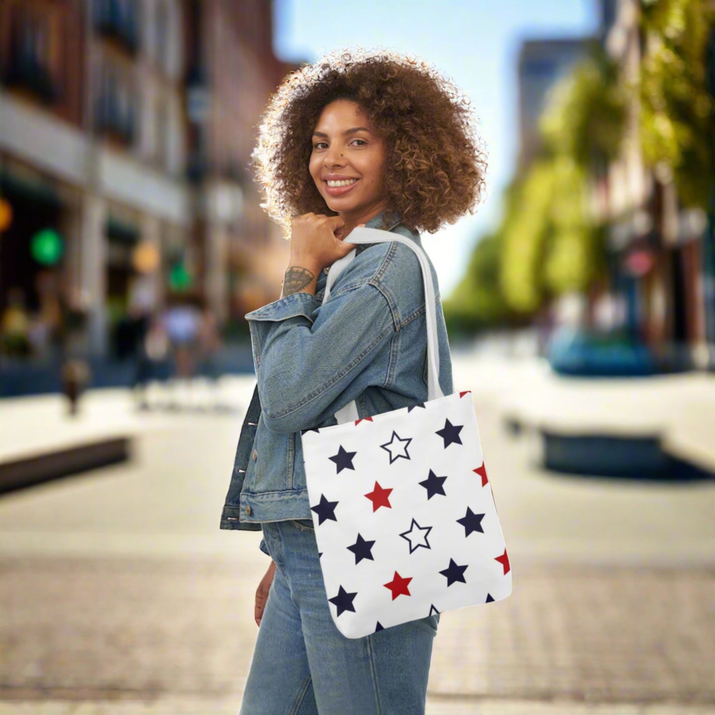 KMF  Stars Tote Bag