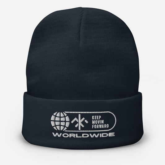 KMF Embroidered Beanie