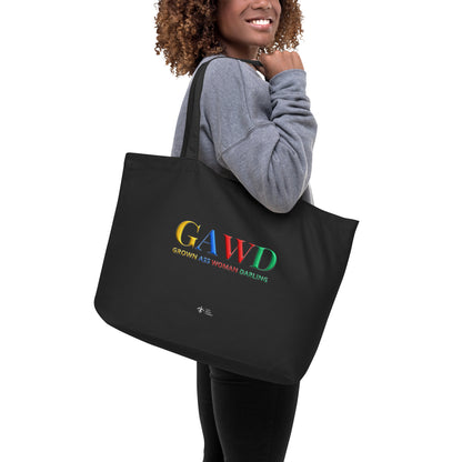 KMF GAWD Large organic tote bag