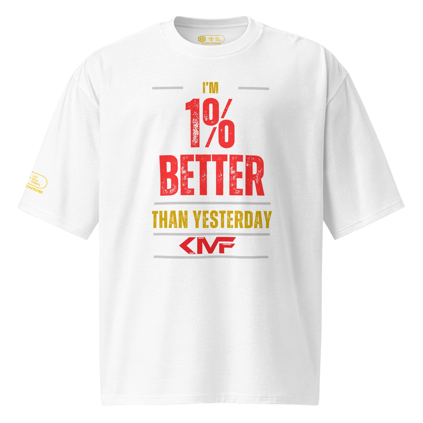 KMF 1% Oversized heavyweight t-shirt