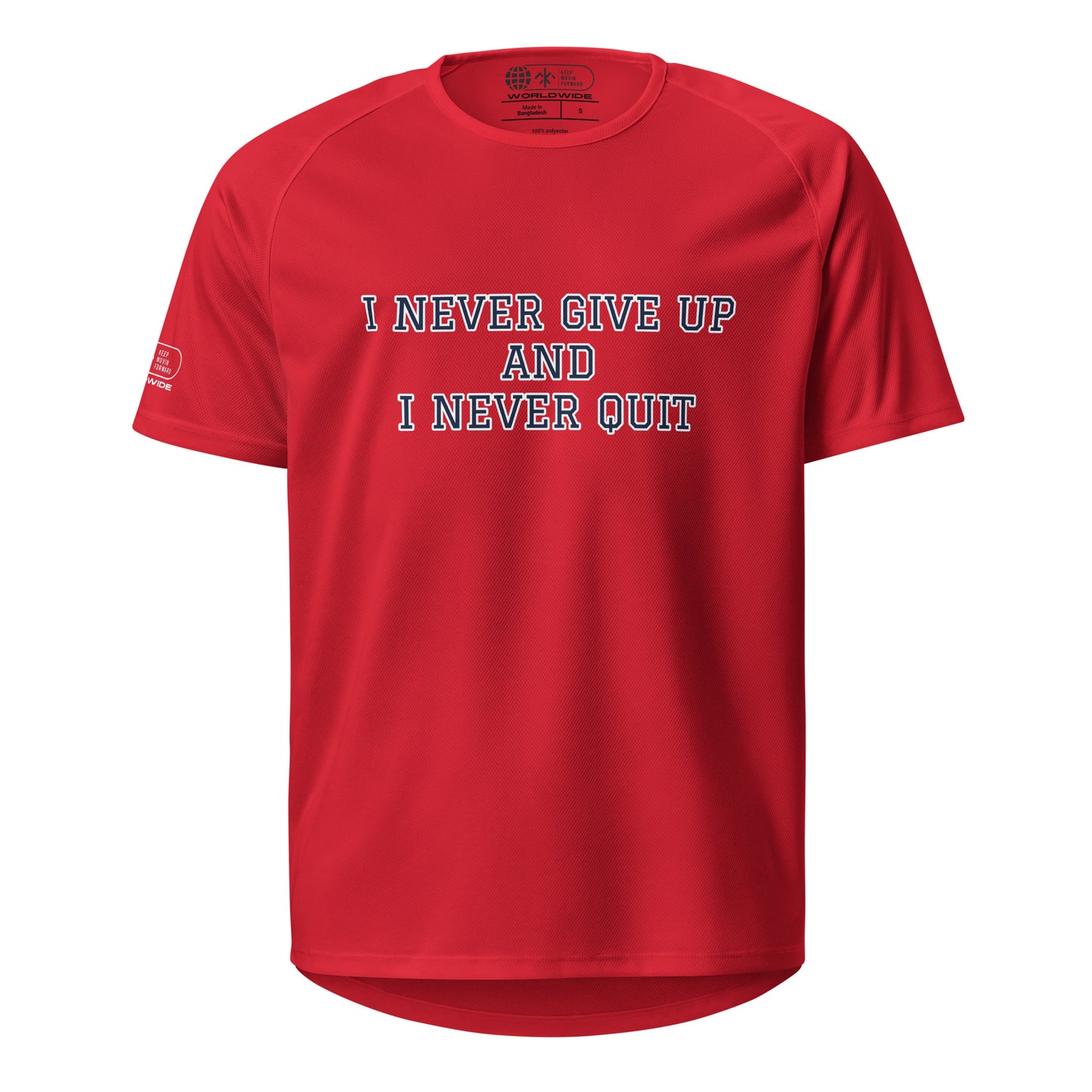 KMF Slogan Unisex sports jersey