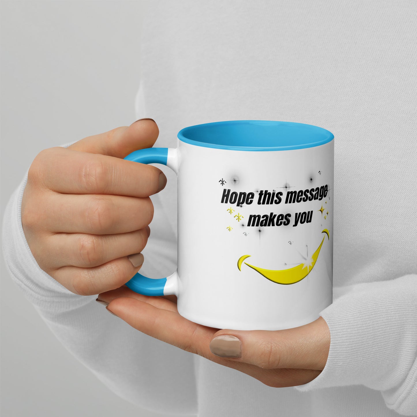 Smile Mug with Colour Inside