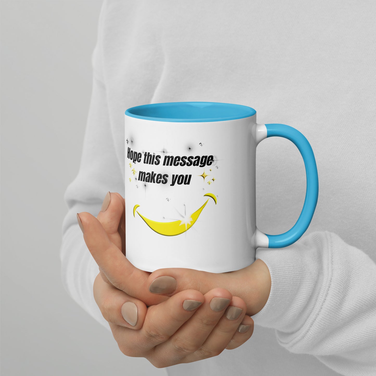 Smile Mug with Colour Inside