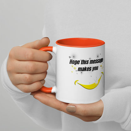 Smile Mug with Colour Inside