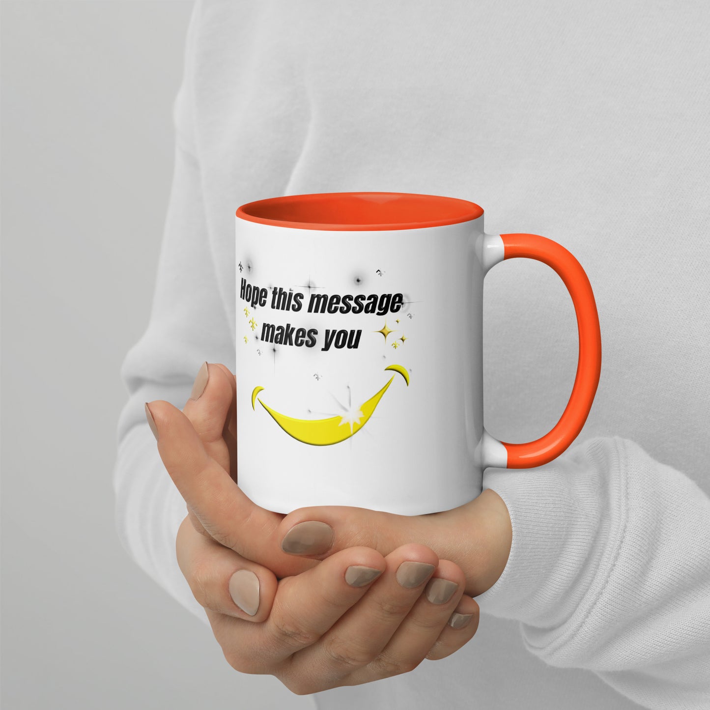Smile Mug with Colour Inside