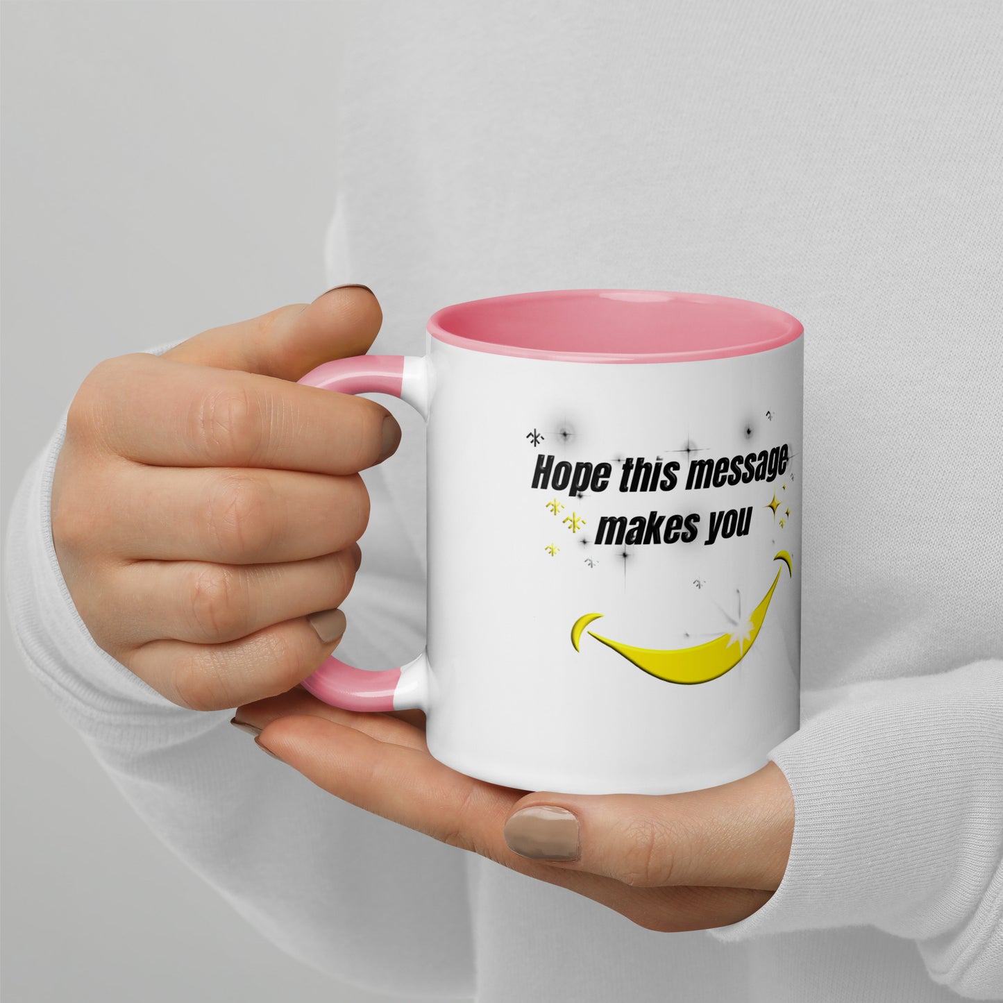 Smile Mug with Colour Inside