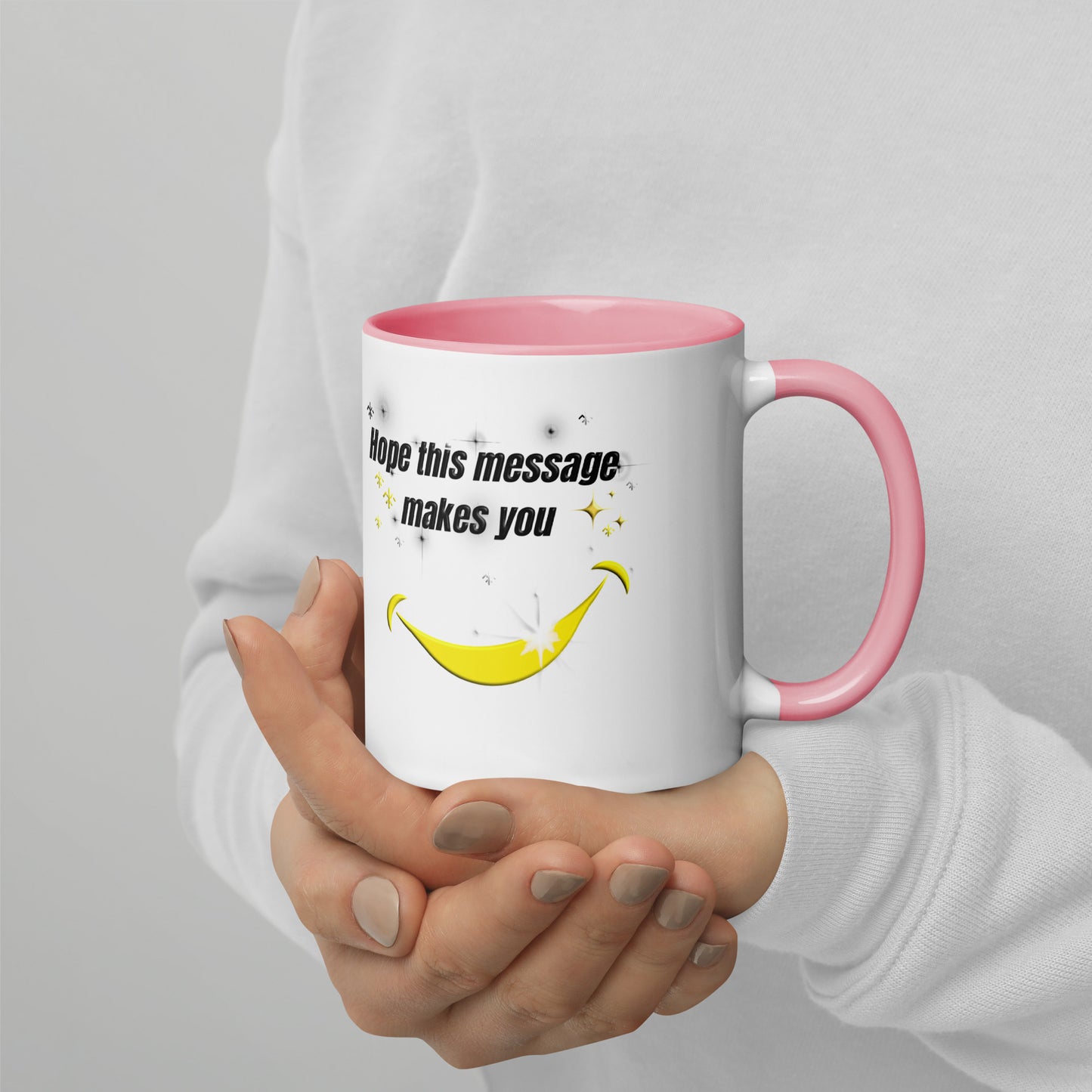 Smile Mug with Colour Inside