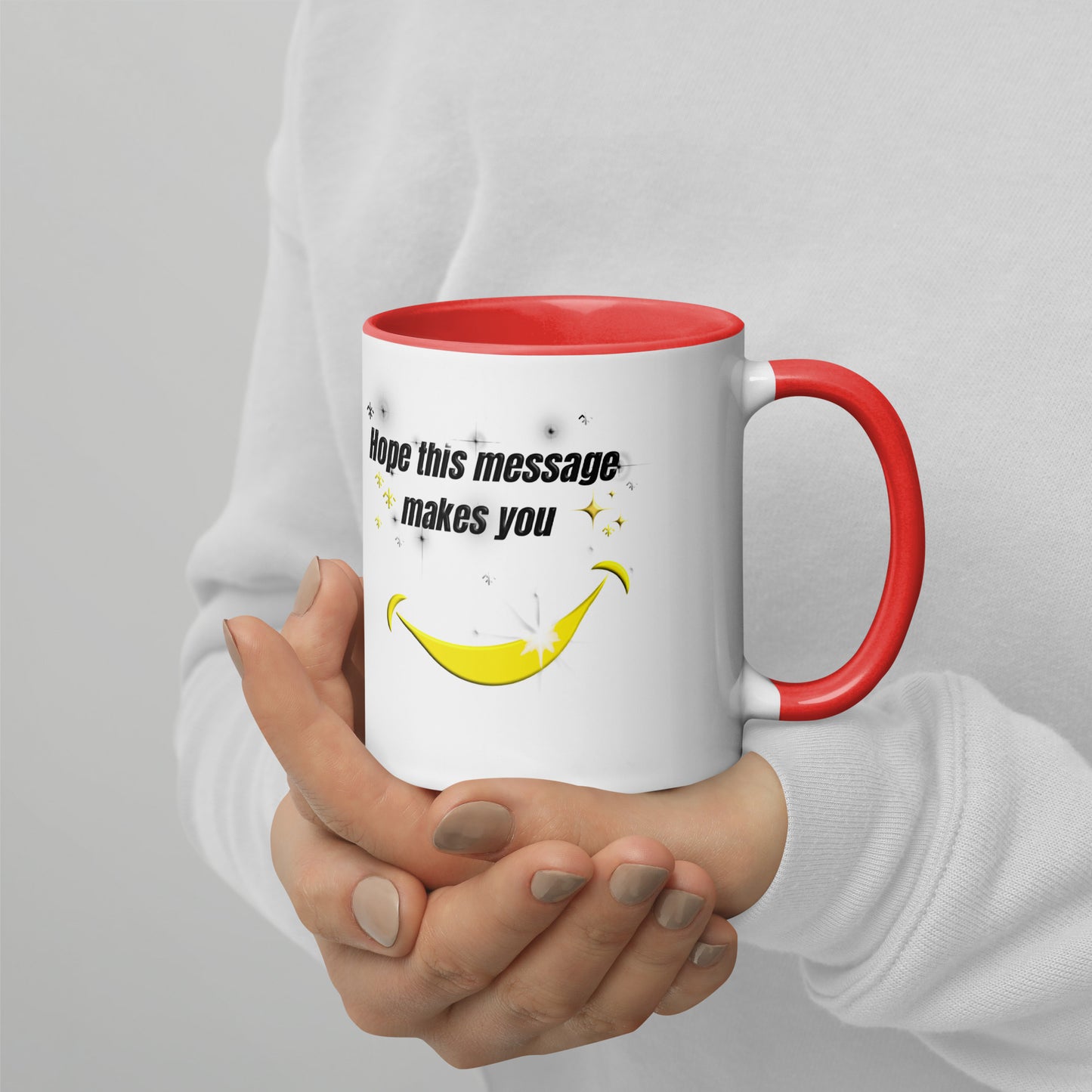 Smile Mug with Colour Inside