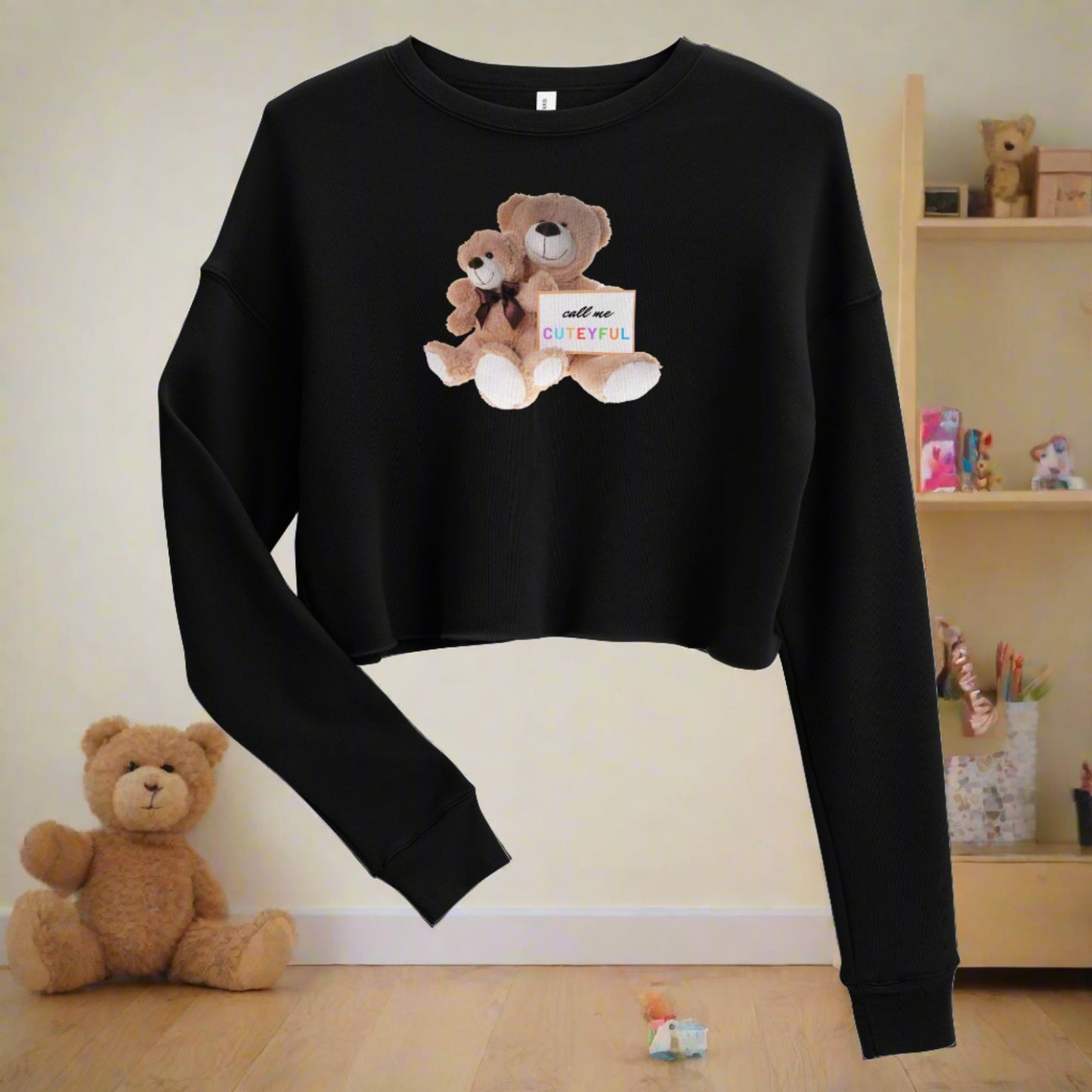 KMF Cuteyful Crop Sweatshirt
