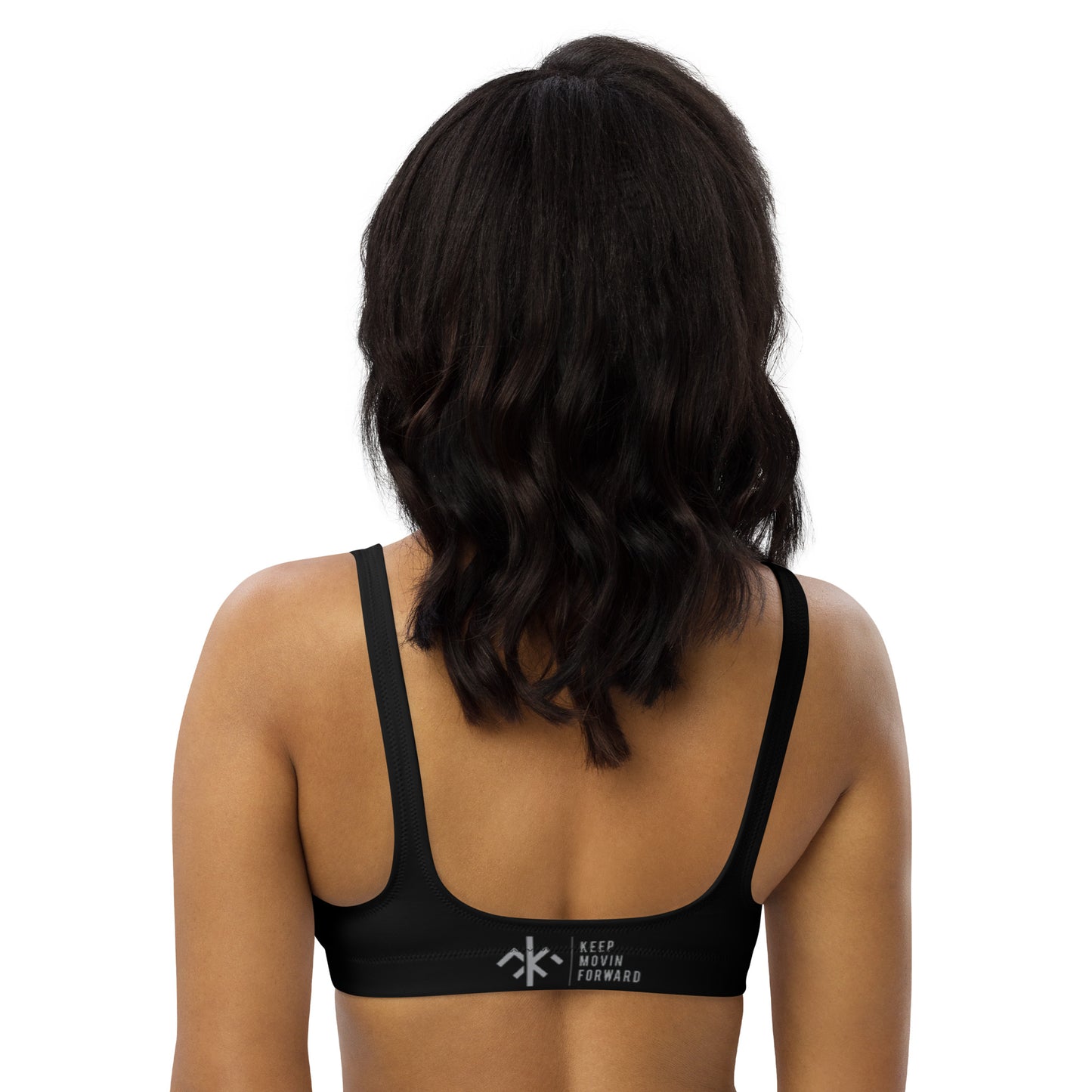 Recycled KMF padded bikini top