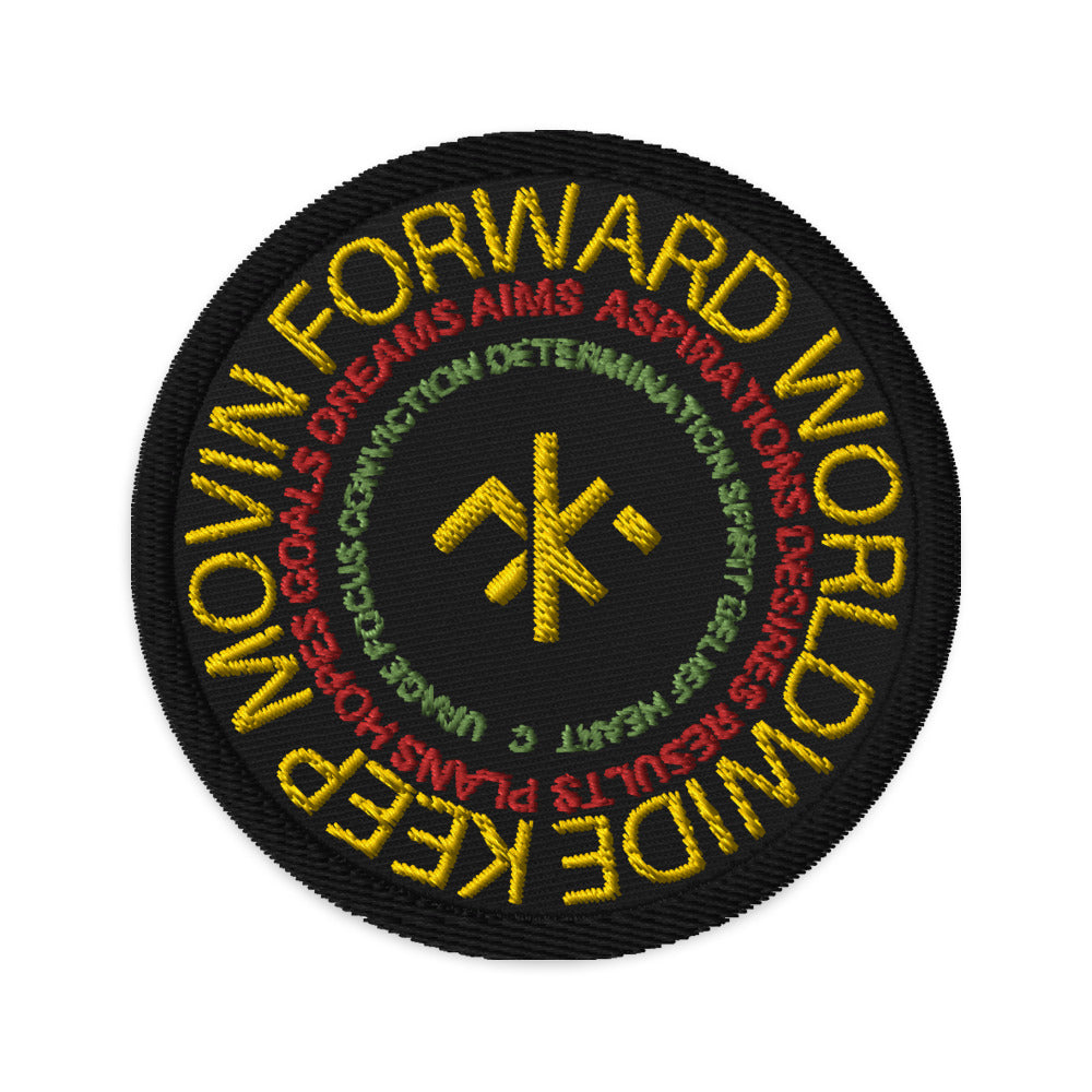 KMF Circle Embroidered patches
