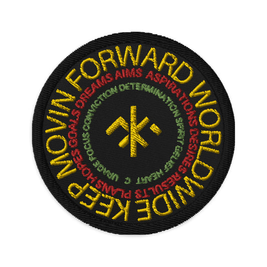 KMF Circle Embroidered patches