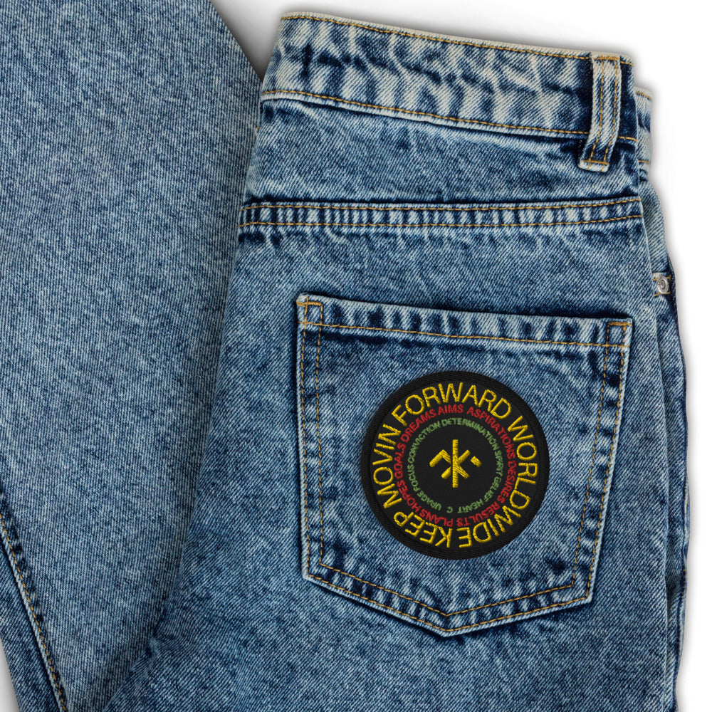 KMF Circle Embroidered patches